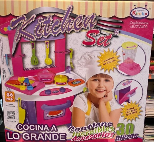 Cocina grande Kitchen Set 30 pz.