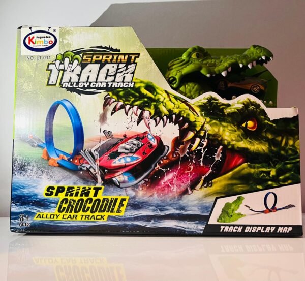 Pista de cocodrilo Sprint Track alloy car Track.