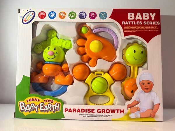 Sonajas en caja Funny toys Baby earth 4 onzas