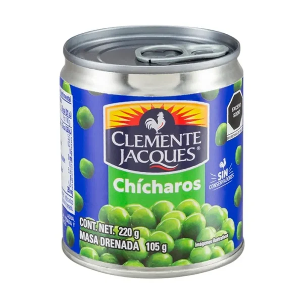 Lata de Chicharos Clemente Jacques 220g