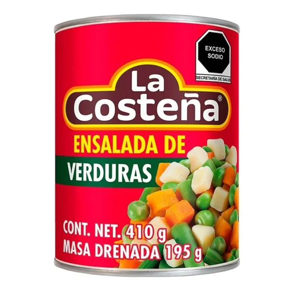 Lata de Ensalada de verduras La Costeña 410g