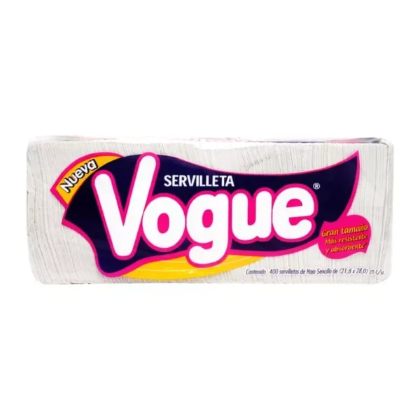 Paquete de servilletas Vogue 380 servilletas