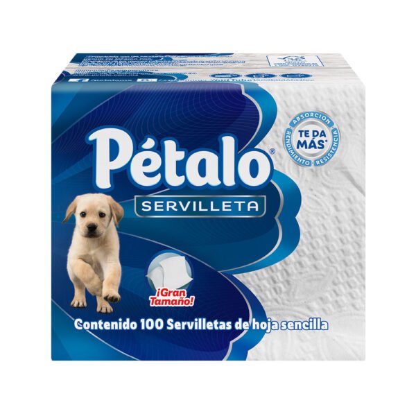 Paquete de servilletas Petalo 100 servilletas