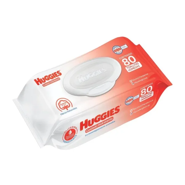 Toallitas húmedas Huggies Cuidado hidrante 80pz