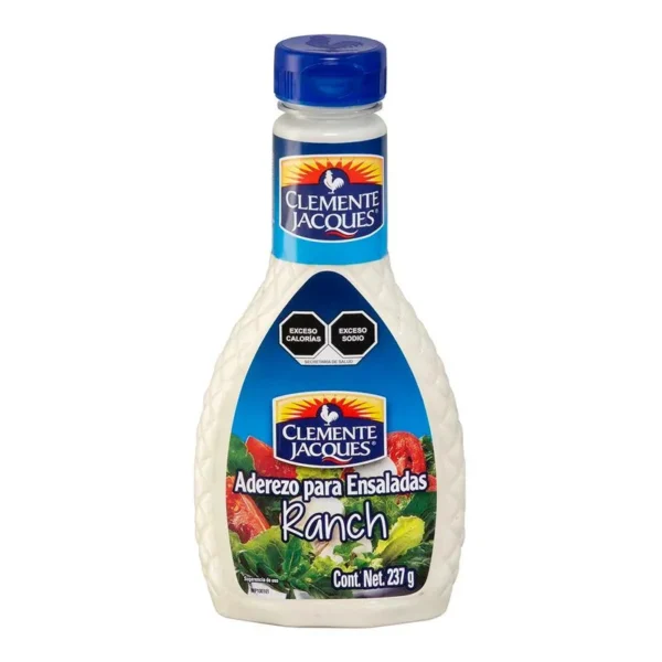 Aderezo para ensaladas Ranch Clemente Jacques 237g