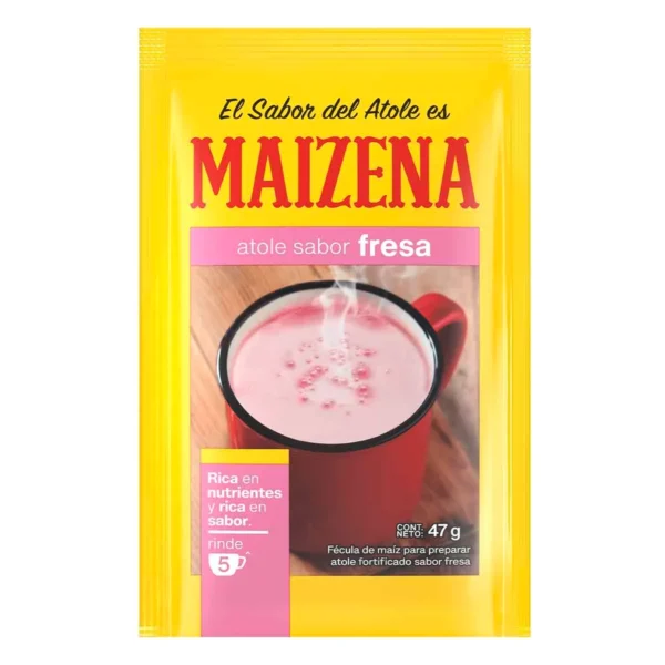 Maizena Atole sabor Fresa 47g