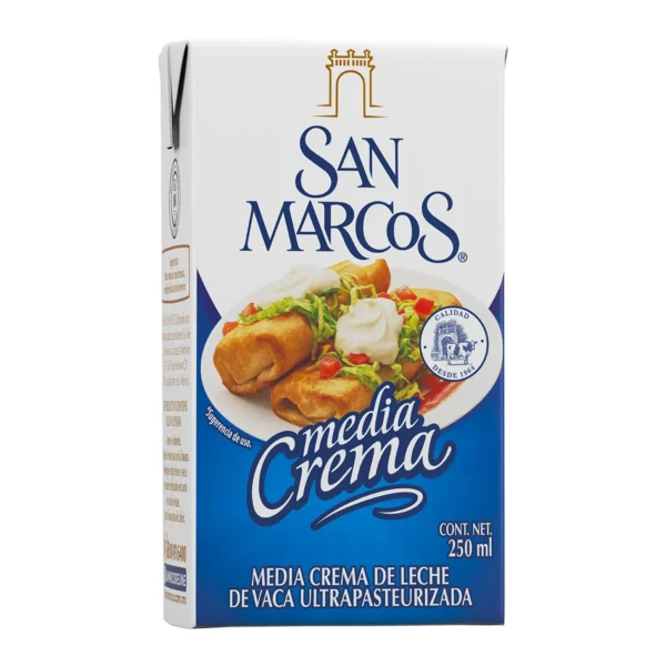 Media crema San Marcos 250ml