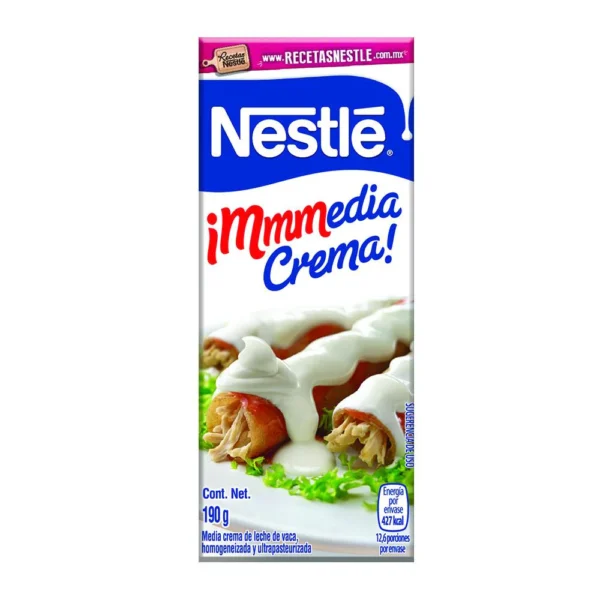 Media crema Nestle 190g