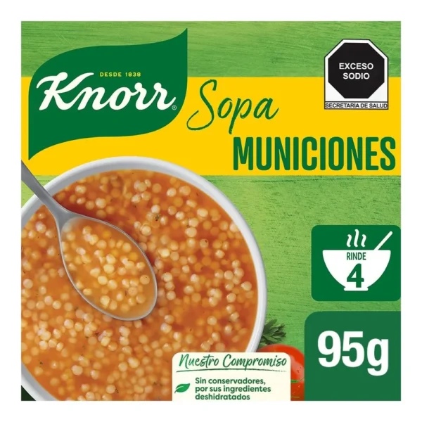 Sopa Knorr Municiones 95g