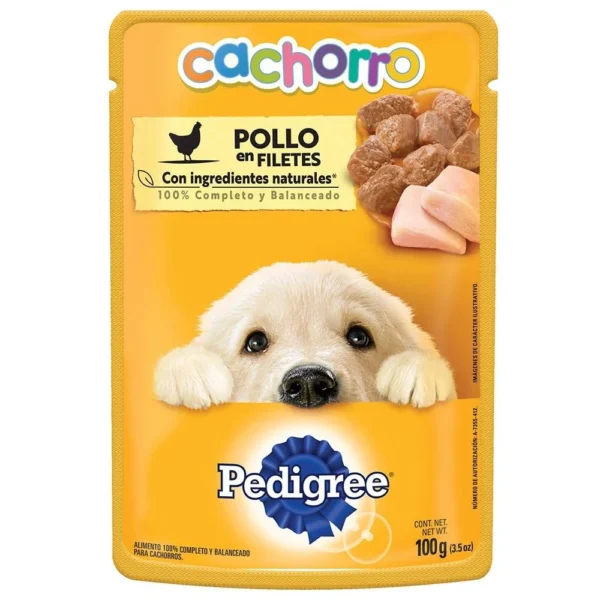 Sobre Pedigree Pollo Cachorro 100g