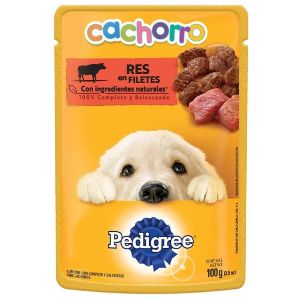 Sobre Pedigree Res Cachorro 100g
