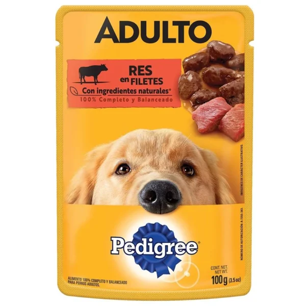 Sobre Pedigree Res Adulto 100g