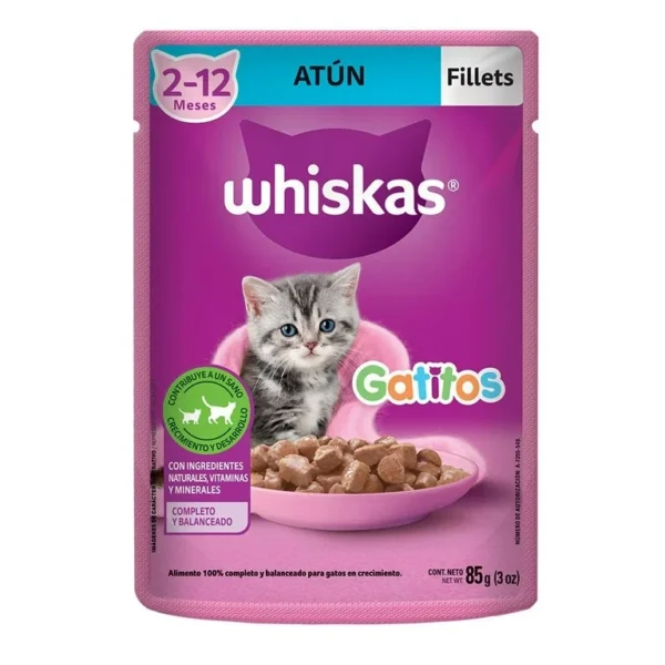 Sobre Wiska Atun en filetes Gatitos 85g