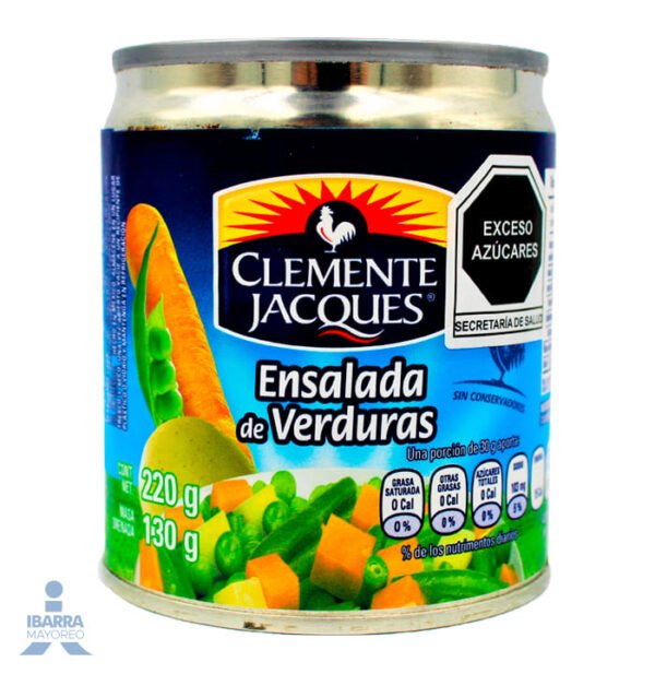 ensalada de verduras 220 grs clemente jacks