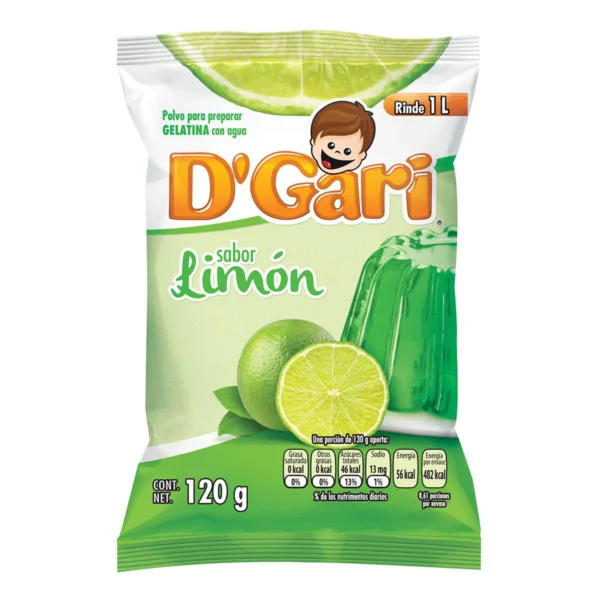 gelatina d`gari limon