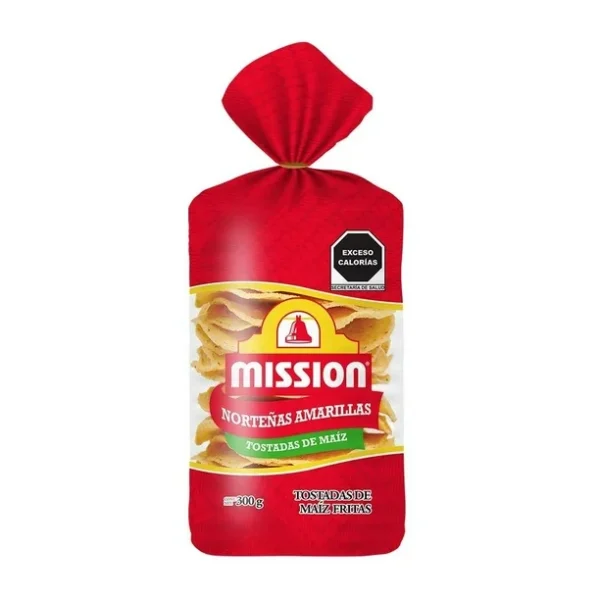 Tostadas Mission Norteñas amarillas 300g